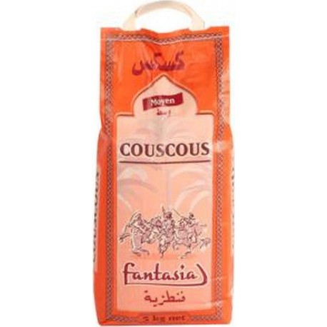 NC Couscous Moyen Fantasia Sac 5Kg l'unité de 5.0Kg