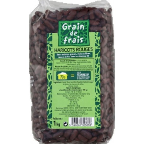 NC Haricot Rouge Grain De Frais Paquet 1Kg l'unité de 1.0Kg