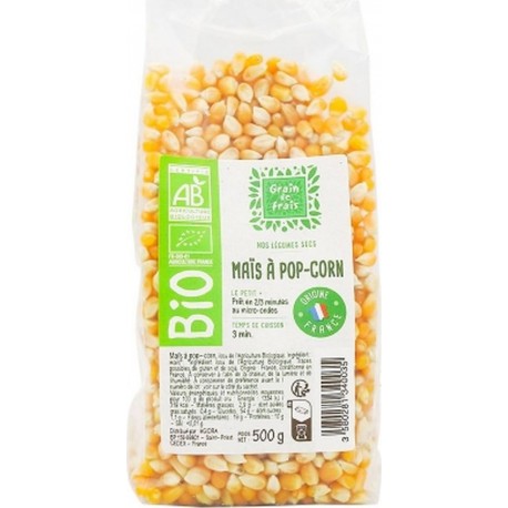 NC Mais Pop-corn Bio Grain De Frais l'unité de 0.5Kg