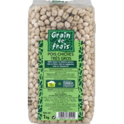 NC Pois Chiches Très Gros Grain De Frais Paquet 1Kg l'unité de 1.0Kg