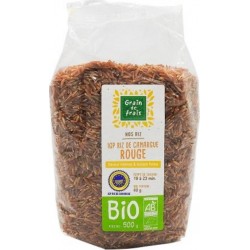 NC Riz Rouge Bio Camargue Igp Paquet 500g 500g