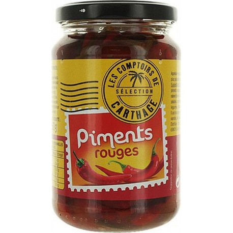 NC Piments Rouges Les Comptoirs De Carthage Pot 150g