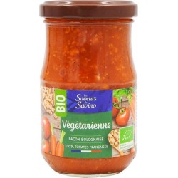 NC Sauce Végétarienne Façon Bolognaise Bio Les Saveurs De Savino l'unité de 0.2Kg