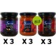 NC Lot 3x Lot 3x180g Tapenadine Olivade Noire + Crème De Poivrons + Tom les 3 unités de 0.54Kg