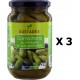 NC Lot 3x Cornichons Au Vinaigre Gustadéa Bocal 190g les 3 bocaux de 0.19Kg