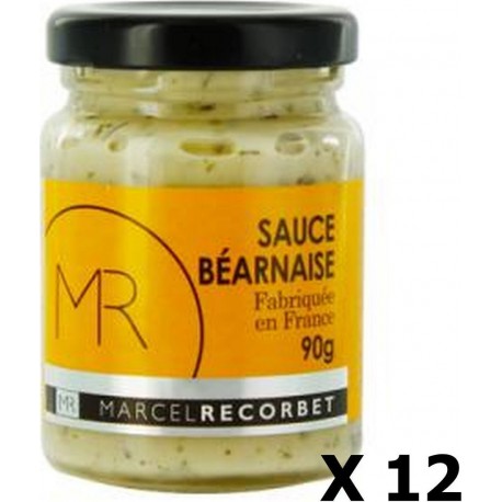 Lot 12x Sauce Béarnaise Fabriquée En France Mr Pot 90g les 12 unités de 0.09Kg