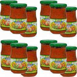 NC Lot 12x Sauce Tomates Basilic Bio Louis Martin Pot 190g les 12 unités de 0.19Kg