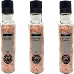 NC Lot 3x Sel Rose D'himalaya La Compagnie Des Épices Moulin 250g les 3 unités de 0.25Kg