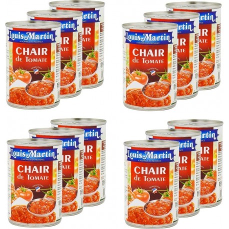 Lot 12x Chair De Tomate De Provence Louis Martin Boîte 400g les 12 boîtes