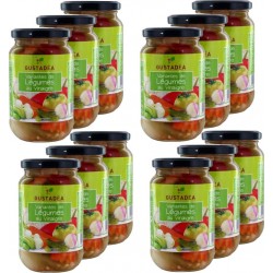 NC Lot 12x Variante De Légumes Au Vinaigre Gustadéa Pot 340g les 12 unités