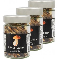 NC Lot 3x Cèpes Extra Séchés Pot 40g