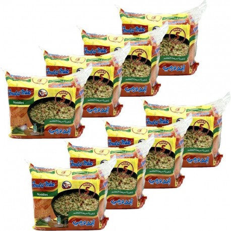 NC Nouilles/noodles Instantanées Saveur Poulet Indomie les 3 unités de 2.8Kg