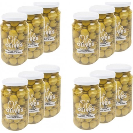 NC Olives Manzanilla Entières les 12 unités de 0.35Kg