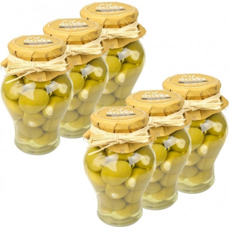 NC Olives Gordal Farcies À L'ail les 6 unités de 0.58Kg