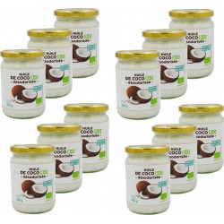 NC Huile De Coco Désodorisée Bio Agidra les 12 unités de 0.46Kg