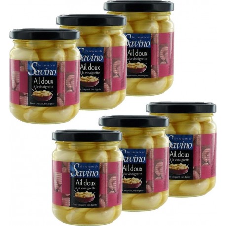 NC Ail Apéritif Vinaigrette Les Saveurs De Savino les 6 unités de 0.2Kg