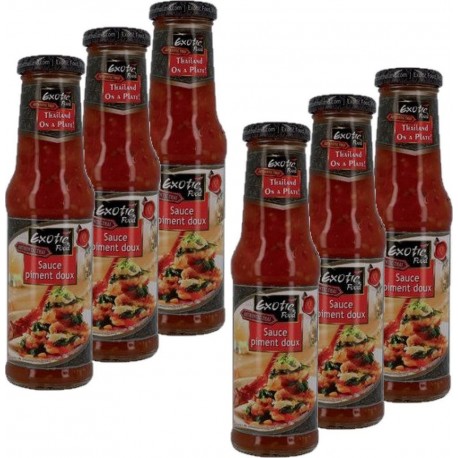 NC Sauce Piment Doux Exotic Food les 6 unités de 0.25L