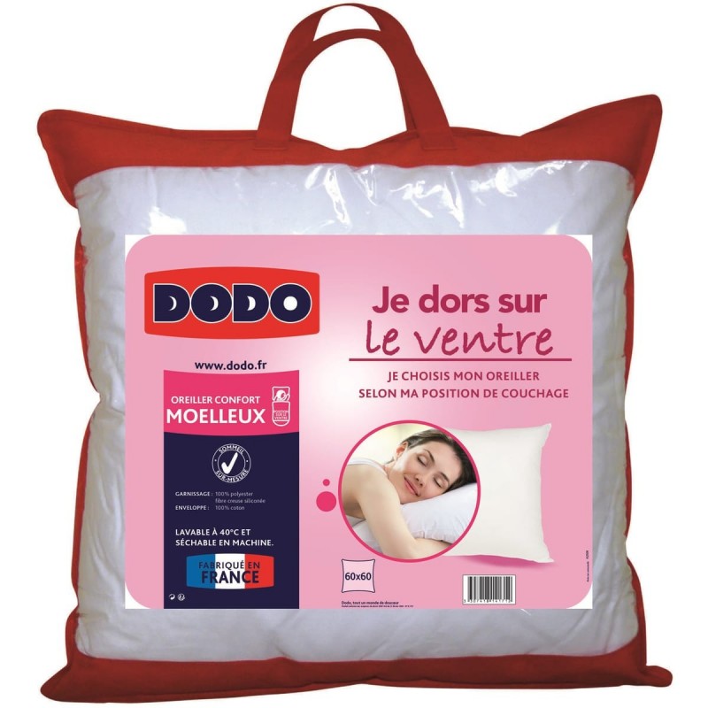 Dodo - Oreiller + protège-oreiller DODO 60x60 cm PACK IMPECCABLE