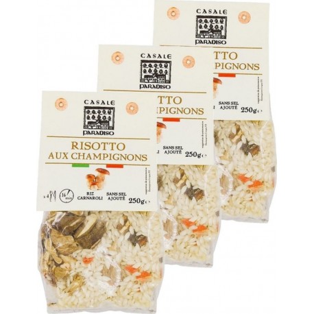 NC Risotto Aux Champignons Casale Paradiso les 3 unités de 0.25Kg