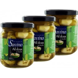 NC Ail Apéritif Au Basilic Les Saveurs De Savino les 3 unités de 0.2Kg