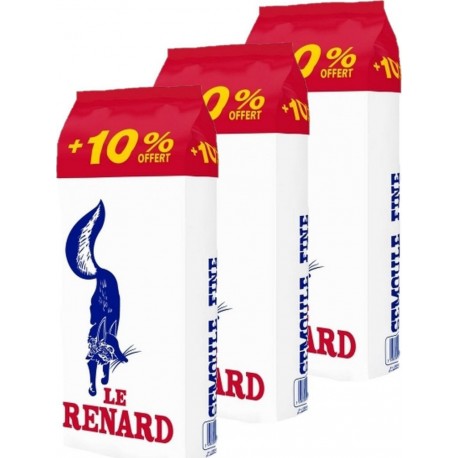 Le Renard Semoule Fine les 3 unités de 5.5Kg