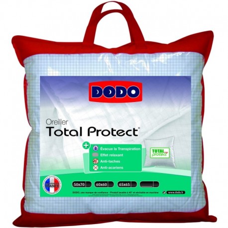 DODO OREILLER médium DODO TOTAL PROTECT 65x65cm (lot de 2