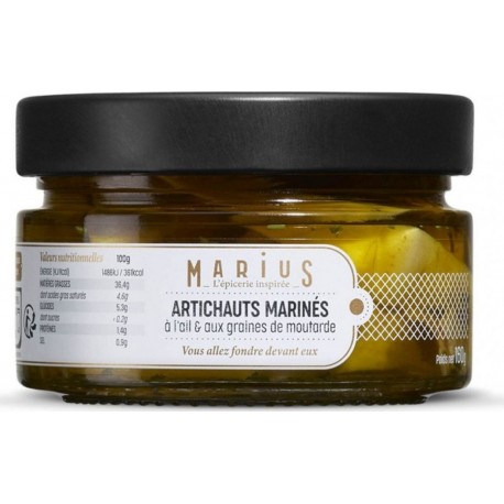 NC Artichauts Marinés À L'ail & Graines De Moutarde