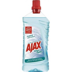 Ajax Nettoyant Multi-Surfaces Maison Pure avec Actifs Riches en Oxygène 1,25L (lot de 6)