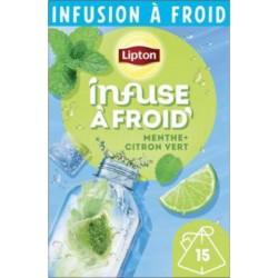 Lipton Infusion infuse à froid menthe x15