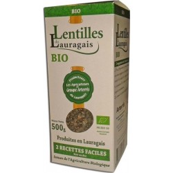 NC Lentilles Vertes Bio Du Lauragais Castelnaudary 500 G l'unité de 500.0g