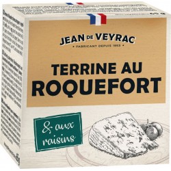 Terrine Au Roquefort Et Aux Raisins 65g la piéce de 65g