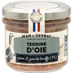 Terrine D'oie, Poire Et Jus De Truffe 90g la piéce de 90g