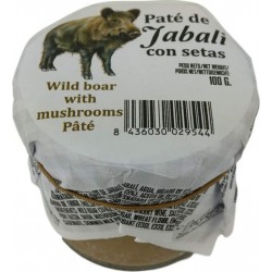 NC Pâté De Sanglier Aux Champignons Pot 100g l'unité de 0.1Kg