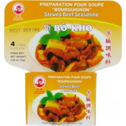 NC Assaisonnement Pour Boeuf Bourguignon Mijoté Bo Kho 75g 20 Boîtes les 20 boîtes de 0g