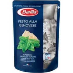 Barilla Pesto À La Genovese 500g/sachet 2 Sachets les 2 sacs de 1000g