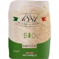 NC Pâtes Italiennes Farfalle Bio N°58 1881 Pasta Berruto Paquet 500g l'unité de 0.5Kg