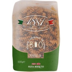 NC Pâtes Blé Complet Fusilli N°36 Bio 1881 Pasta Berruto Paquet 500g l'unité de 0.5Kg