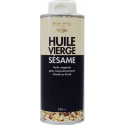 NC Huile Vierge De Sésame Georges Nivier Auvergne Bouteille 250ml 0.25L