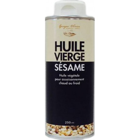 NC Huile Vierge De Sésame Georges Nivier Auvergne Bouteille 250ml 0.25L