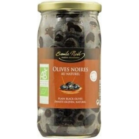 NC Olives Noires Au Naturel 250g Emile Noel