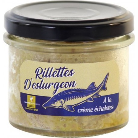 Rillettes D'esturgeon À La Crème D'échalotes Tartinable Salé Origine France 90g