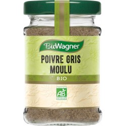 NC Poivre Gris Moulu Bio Flacon l'unité de 50g