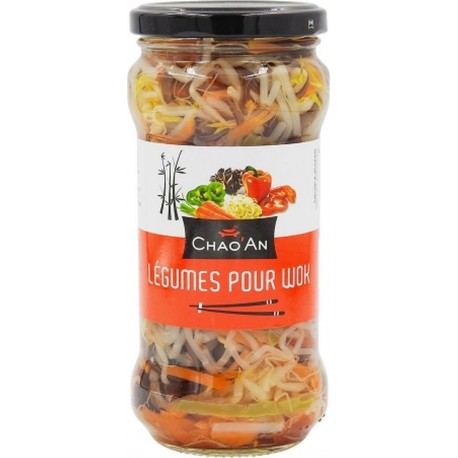 NC Légumes Pour Wok Chao'an Bocal 330g 0.33Kg