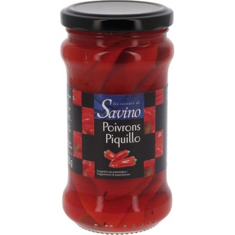 NC Poivrons Piquillo Les Saveurs De Savino Pot 225g