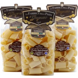 NC Trio Paccheri Pâtes De Gragnano Igp Paccheri Lisci, Paccheri Rigati Et Pacchero Rigatello 500 Gr X 3