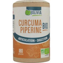 NC Curcuma Piperine Bio 180 Gélules Végétales De 300 Mg 67.5g