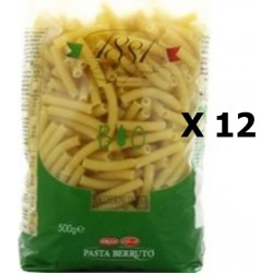 NC Lot 12x Pâtes Italiennes Maccaroni Bio 1881 Pasta Berruto Paquet 500g les 12 unités de 0.5Kg