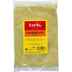 NC Cardamome verte en poudre Epice indienne 50g