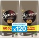 SENSEO Café dosettes Compatibles Senseo classique lot de 2 paquets de 60 dosettes