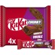 NESTLE Kitkat chunky crunchy double chocolat 4 barres de 42g